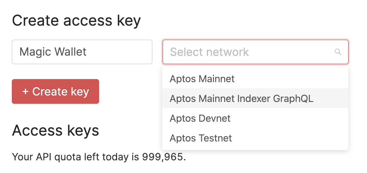 Get Aptos GraphQL Step 1